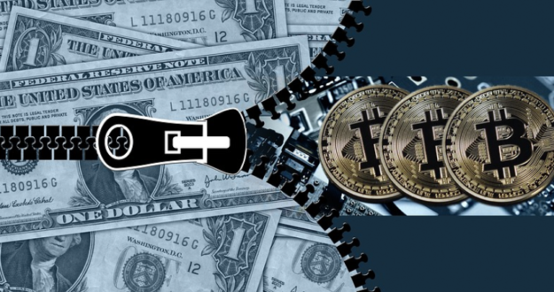 Dollar and Bitcoin dollar bitcoin diverge